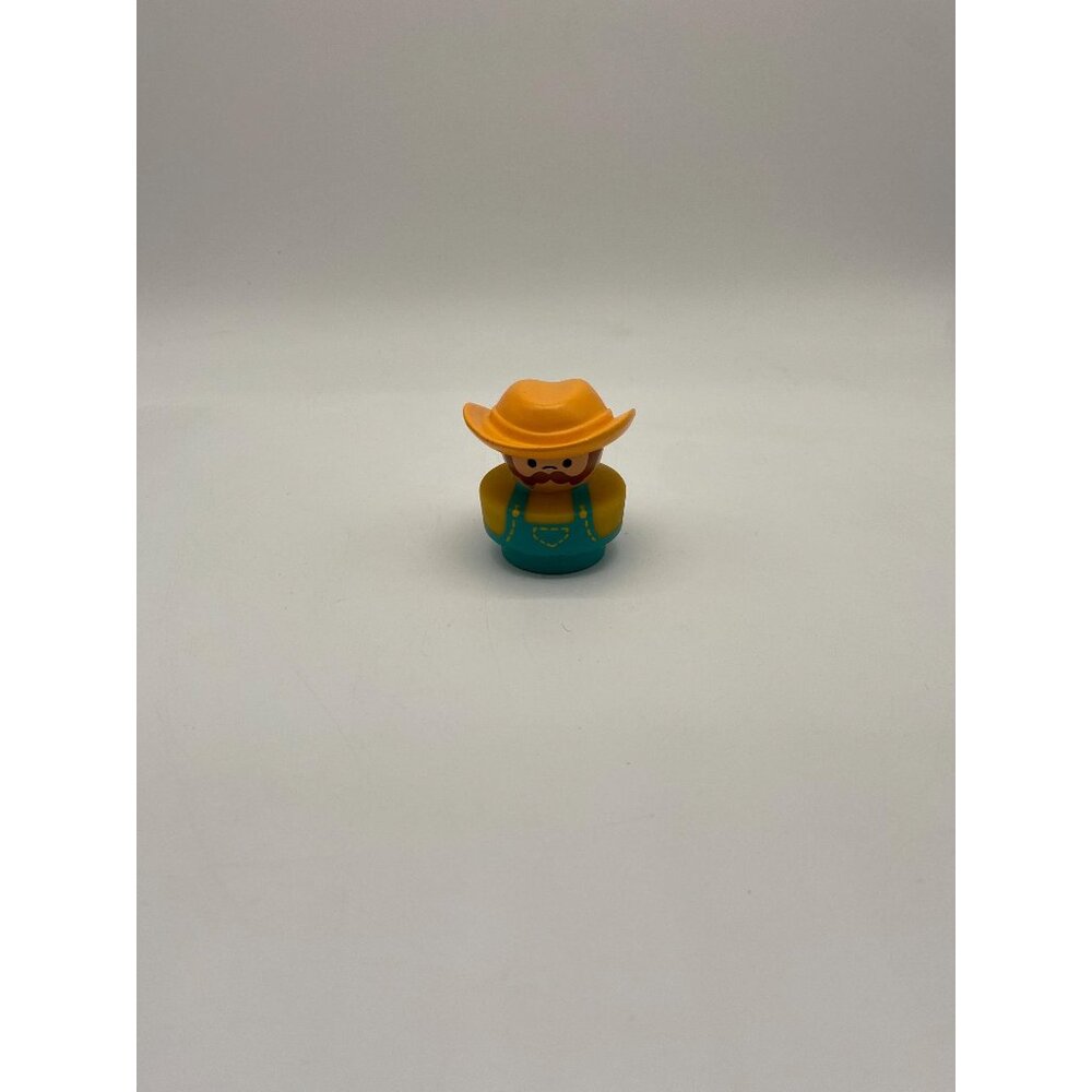 1995 Fisher-Price Little People Cowboy Farmer Figurine: Toddler Educational Toy